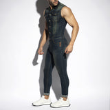 ES Collection Urban Denim Jumpsuit Pants (ESJ066)