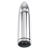 Full Metal Love - Rechargeable Chrome Bullet Vibrator (EV001027)