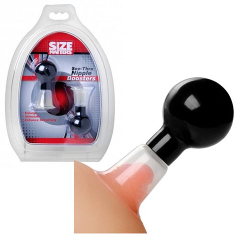 Size Matters See Through Nipple Boosters