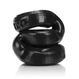 Oxballs 3-Ball Cockring with 2 Attached Ball Stretchers