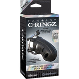 C-Ringz Hardcore Silicone Cock Blocker Chastity Device (PD5928-23)