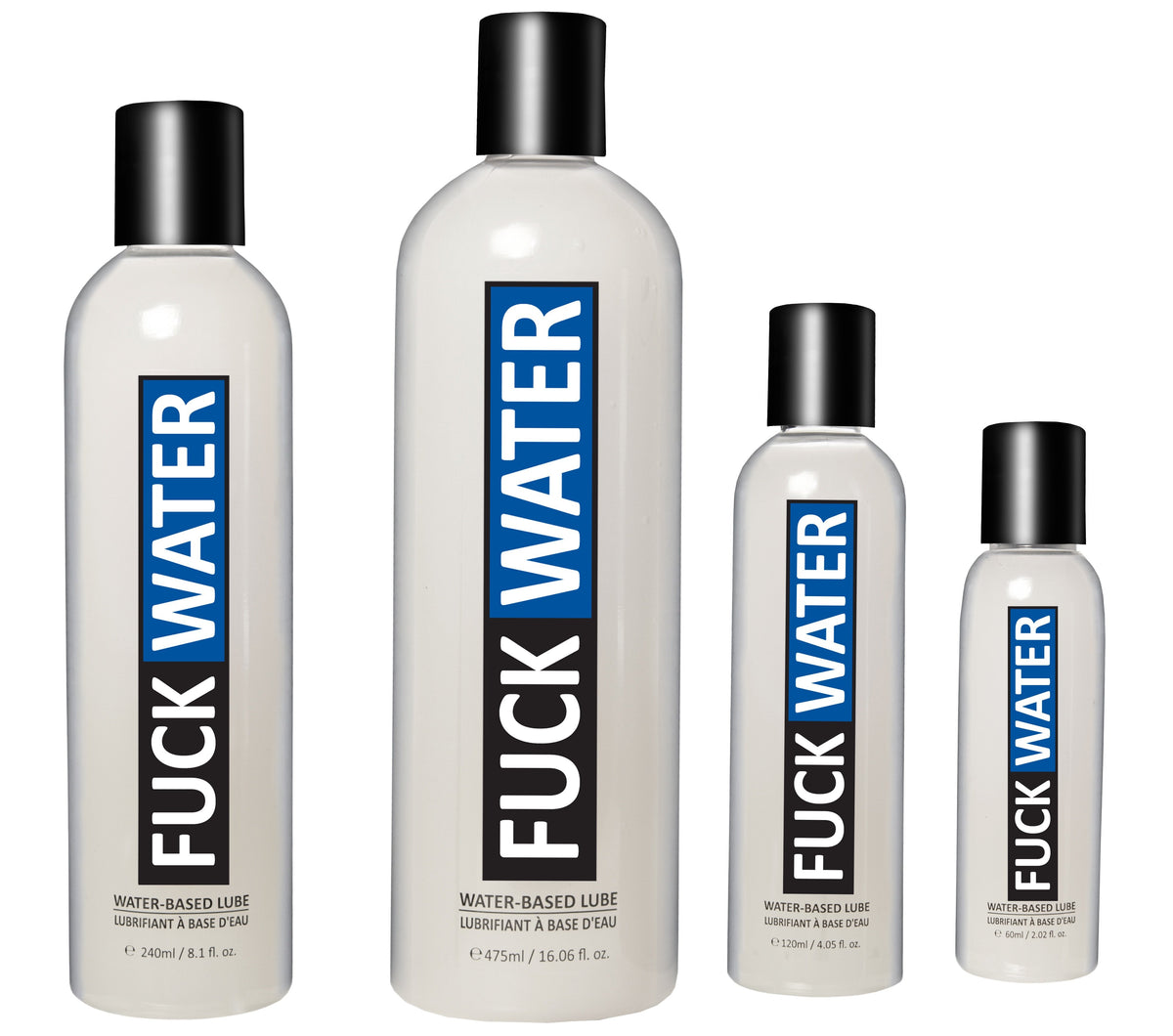 FuckWater (Original) Water Based Lubricant - Various Sizes  Out on the  Street