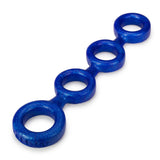 Oxballs 4-Ball Cockring with 3 Attached Ball Stretchers
