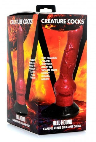 Creature Cocks - Hell-Hound Canine Penis Silicone Dildo (XRAG874)