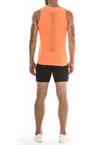 St33le Neon Spine Laser Cut Stretch Jersey Tank Top (255)