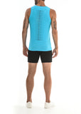 St33le Neon Spine Laser Cut Stretch Jersey Tank Top (255)