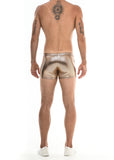 St33le Stretch Mettalic Shorts - Gold Diamond (9001)