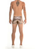 St33le Stretch Mettalic Shorts - Microsquares (9004)