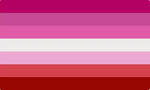 Lesbian Flag Silkscreened 3' x 5' Polyester