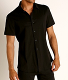 St33le Solid Knit Stretch Short Sleeve Shirt (960)