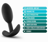 Blush - Anal Adventures Platinum - Silicone Vibra Slim Plug (9.11845)