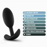 Blush - Anal Adventures Platinum - Silicone Vibra Slim Plug - Medium (9.11875)