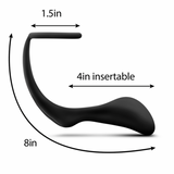 Blush - Anal Adventures Platinum - Cock Ring Plug (9.11245)