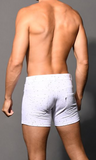 Andrew Christian Summer Sparkle Stretch Jean Shorts (6736)