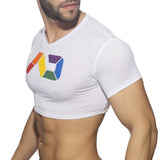 Addicted AD Rainbow Crop Top (AD1172)