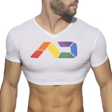 Addicted AD Rainbow Crop Top (AD1172)