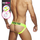 Addicted Ring Up Neon Mesh Jock (AD954)