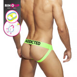 Addicted Ring Up Neon Mesh Jock (AD954)