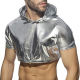 Addicted Gold & Silver Crop Top (AD1170)