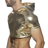 Addicted Gold & Silver Crop Top (AD1170)