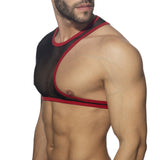 Addicted Irregular Mesh Crop Top (ADF163)