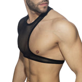 Addicted Irregular Mesh Crop Top (ADF163)