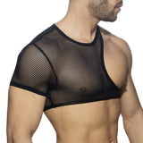Addicted Irregular Mesh Crop Top (ADF163)