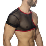 Addicted Irregular Mesh Crop Top (ADF163)