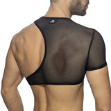 Addicted Irregular Mesh Crop Top (ADF163)