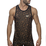 Addicted Leopard Mesh Tank Top (AD1139)