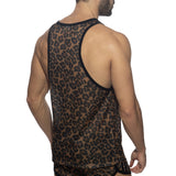 Addicted Leopard Mesh Tank Top (AD1139)