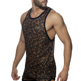 Addicted Leopard Mesh Tank Top (AD1139)