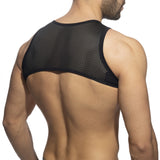 Addicted Mesh Zip Crop Top (AD998)