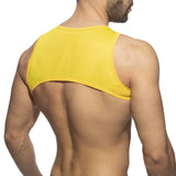 Addicted Mesh Zip Crop Top (AD998)