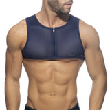 Addicted Mesh Zip Crop Top (AD998)