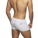 Addicted Rainbow Tape Cotton Shorts (AD1147)