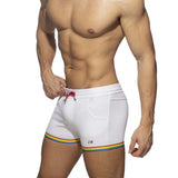 Addicted Rainbow Tape Cotton Shorts (AD1147)