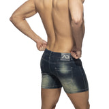 Addicted Jean Shorts With Patches (AD1097)
