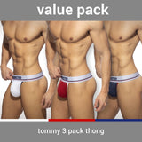 Addicted Tommy 3-Pack Thong (AD1011)