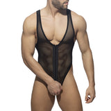 Addicted Zip Mesh Bodysuit Thong (ADF151)