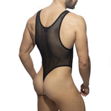 Addicted Zip Mesh Bodysuit Thong (ADF151)