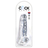 Clear King Cock with Balls - Various Sizes