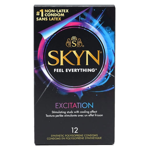 Lifestyles Condom Skyn Excitation Latex Free 12 - Pack