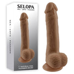 7" Natural Feel Flexskin - Poseable Dildo