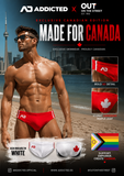 Addicted Maple Leaf Low Cut Sports Swim Brief (PU742)