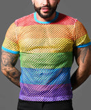 Andrew Christian Pride Mesh Tee (10439)