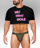 VRS "He/Him/Hole" Crop Top