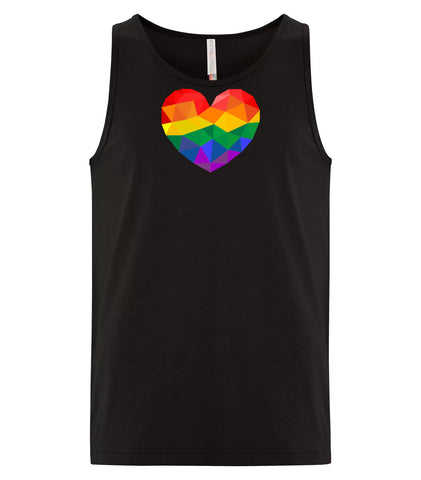 VRS Rainbow Geo Heart Tank Top