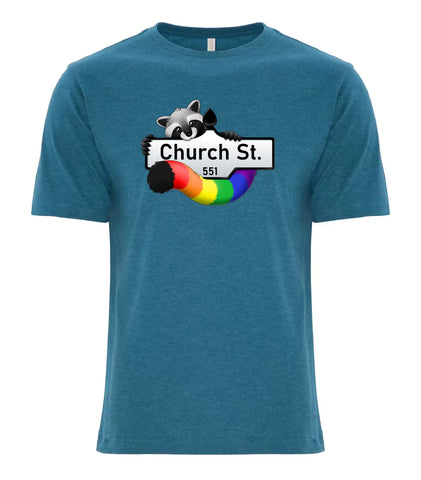 VRS Church Street Rainbow Raccoon Tee