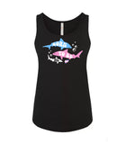 VRS Feminine Fit Trans Sharks Tank Top